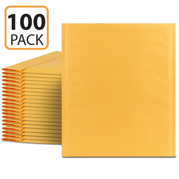 5/10/100pcs Kraft Bubble Envelopes Padded Mailers Shipping Self-Seal Bags 4 Size